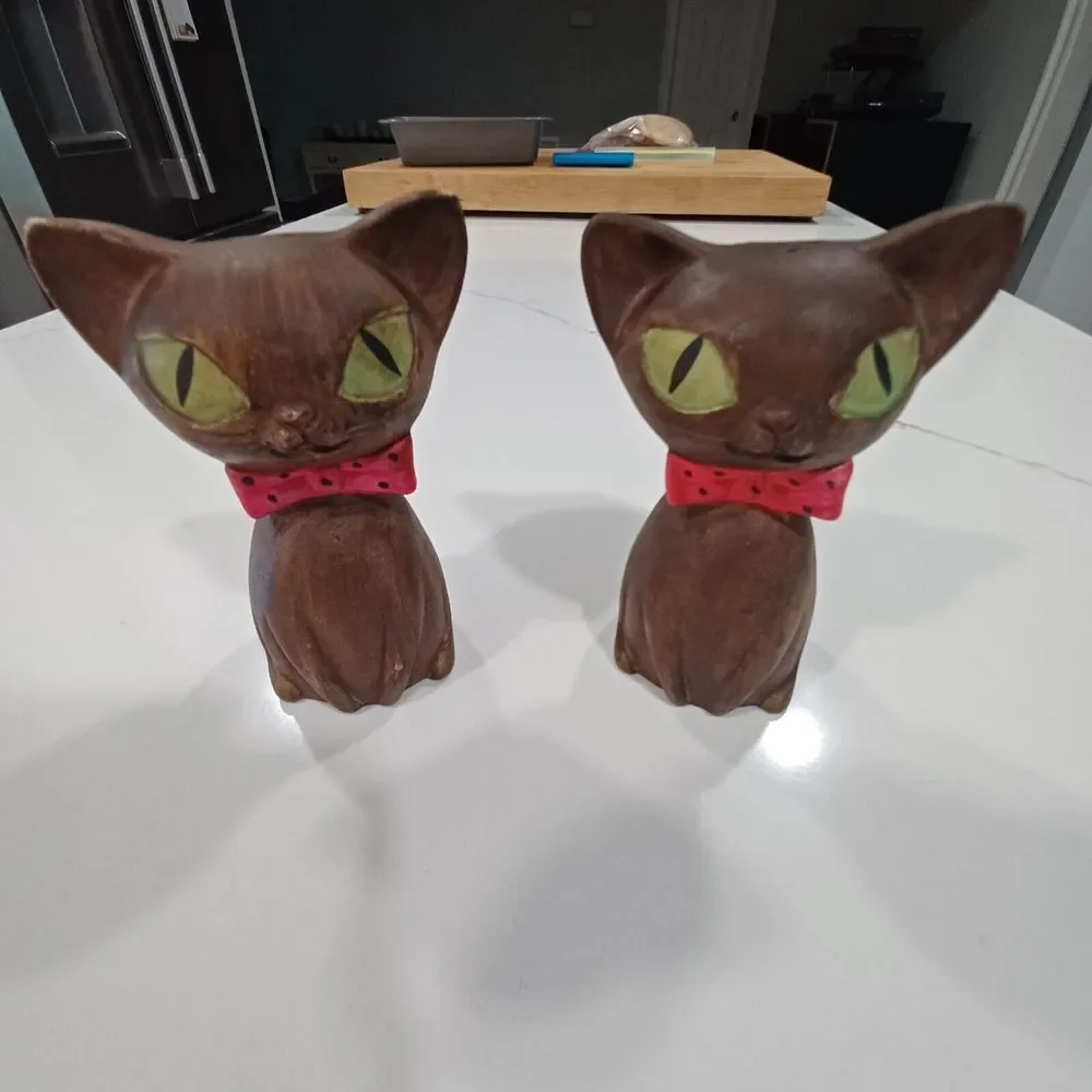 siamese cat ceramic salt n‎ pepper shakers